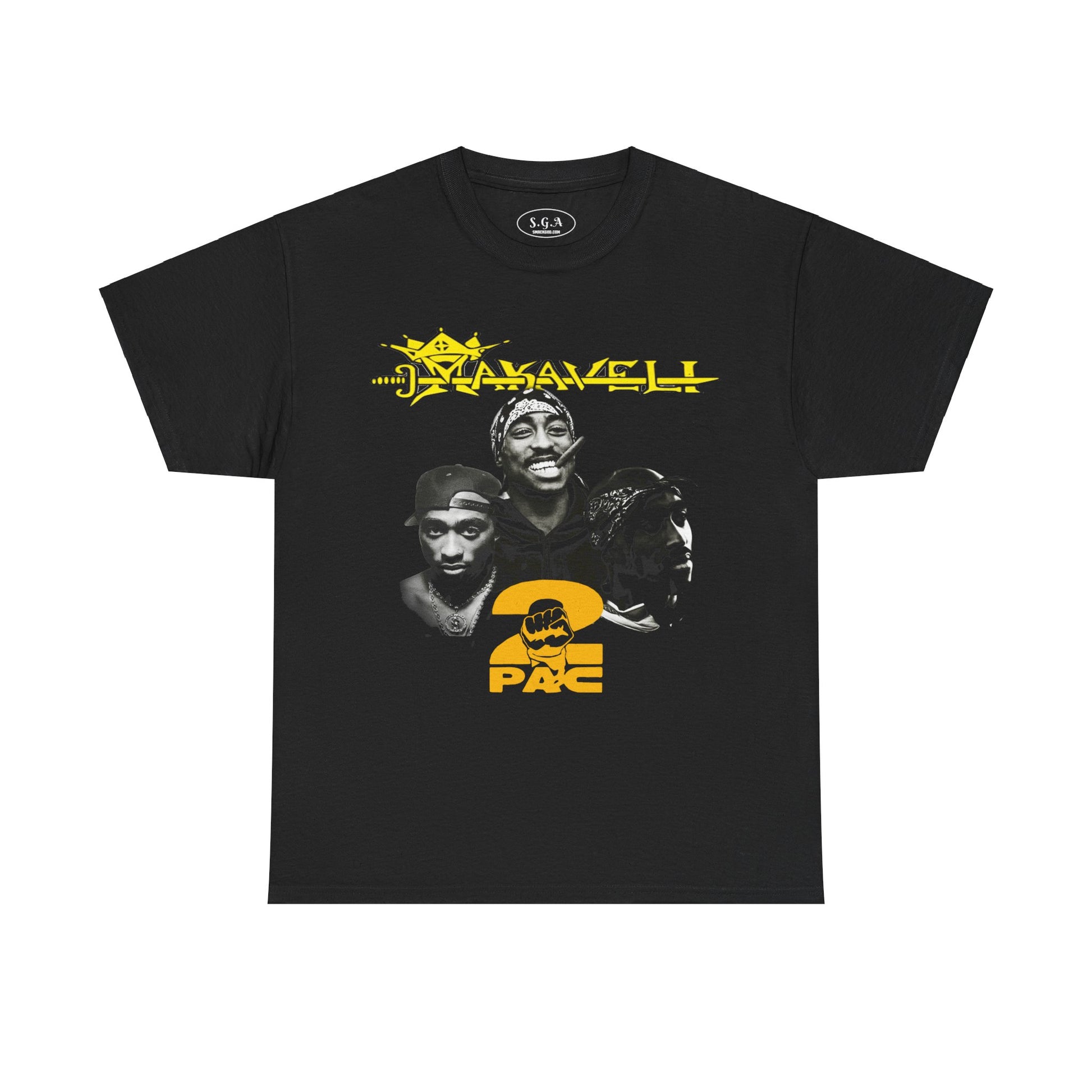  "Makaveli: 2Pac T-Shirt - Smack God Apparel"