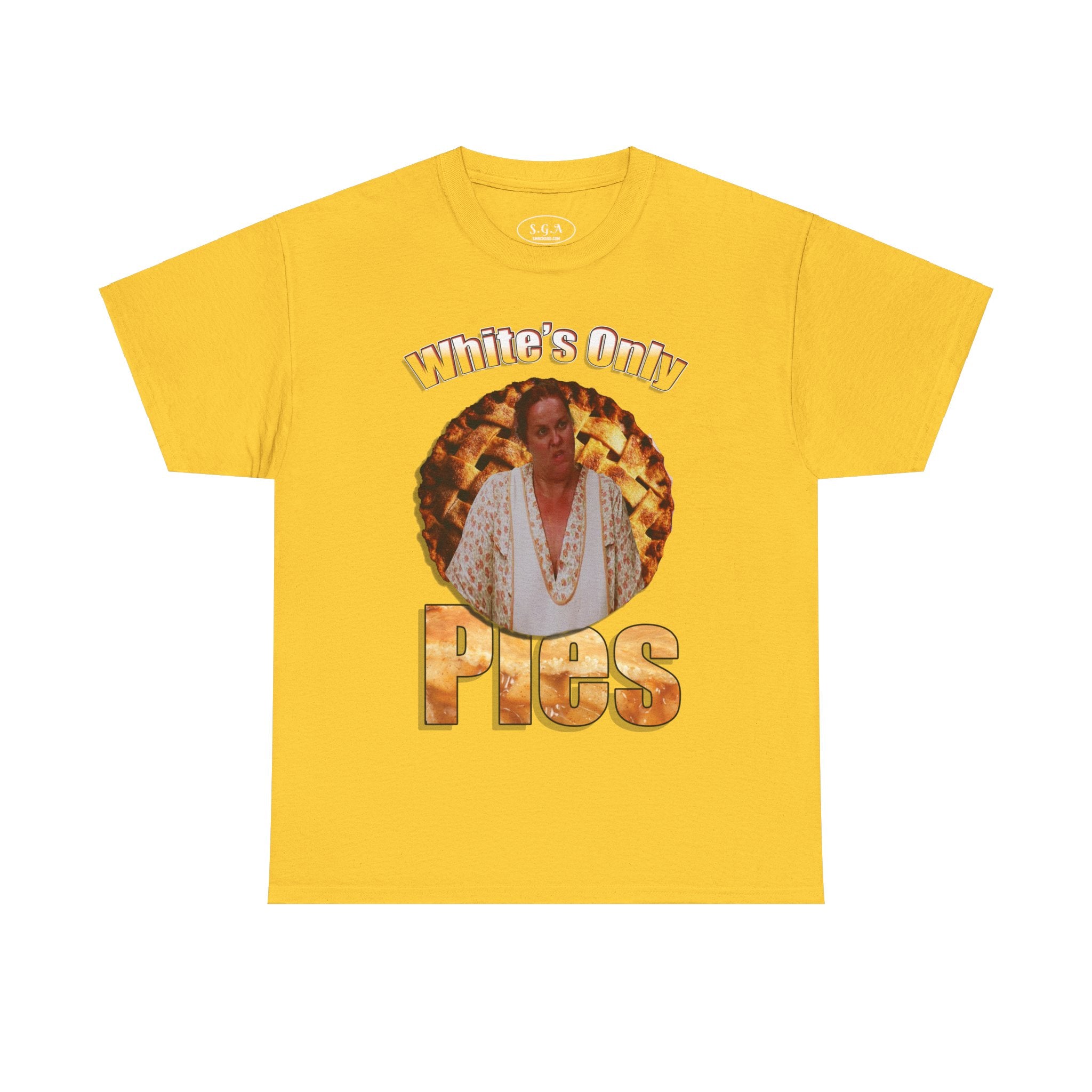 White’s Only Pies T-Shirt – Life Movie Graphic Tee (Eddie Murphy & Martin Lawrence Inspired) | Funny Retro Comedy Shirt | Smack God Apparel