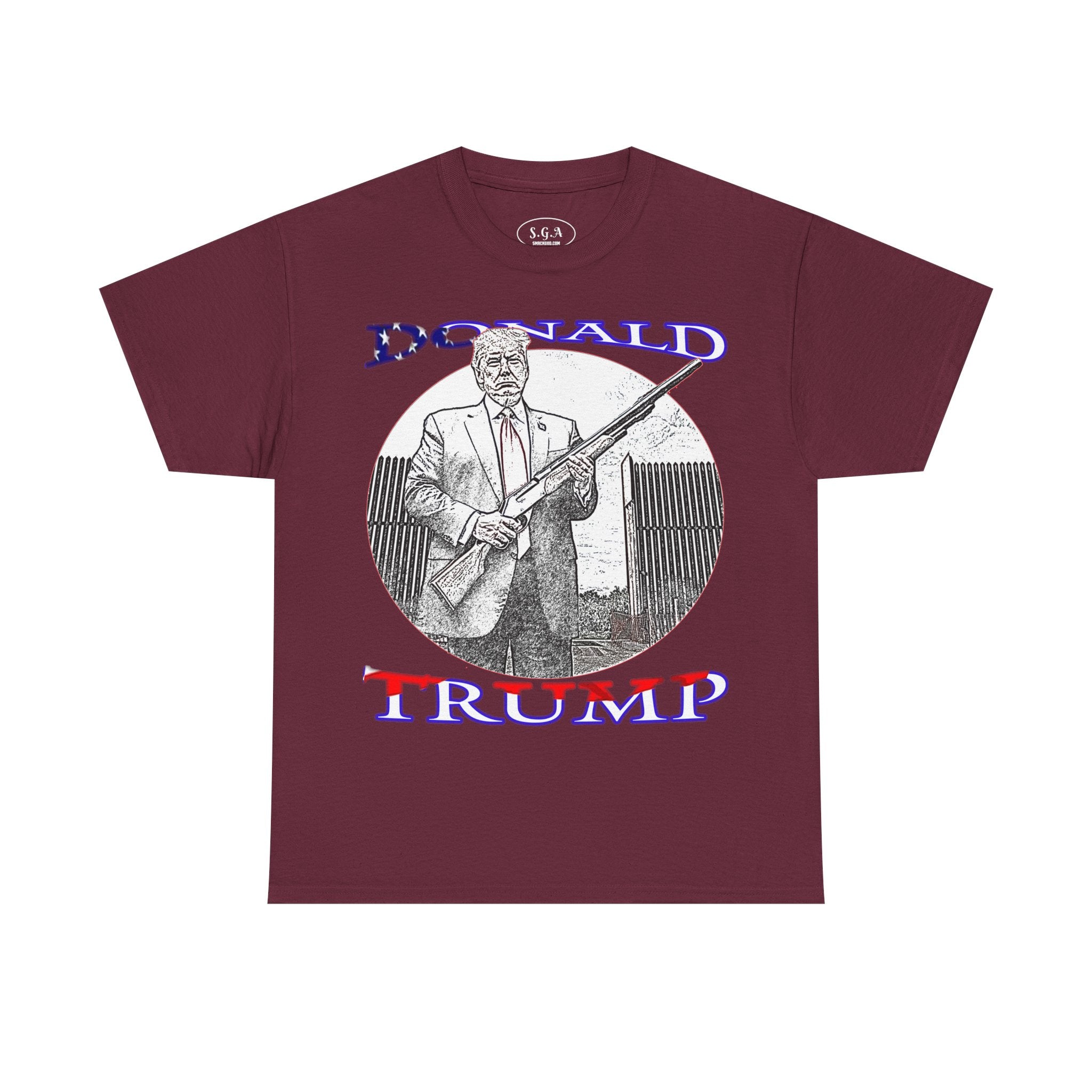 Smack God Apparel “Trump Shotgun Energy” Graphic T-Shirt – Bold Political Streetwear Tee | Patriotic Statement Shirt | Viral Graphic Tee