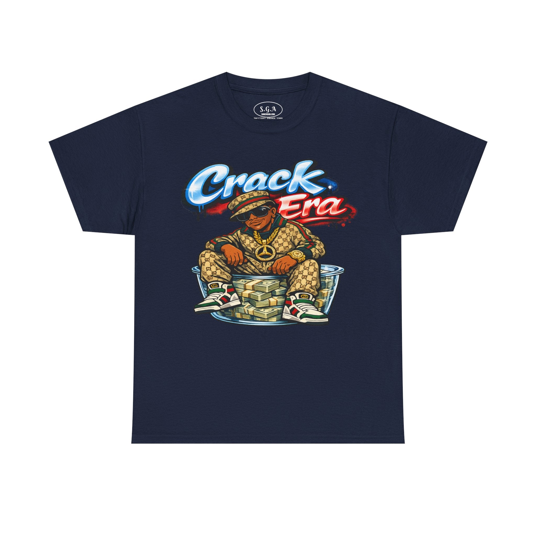 Crack Era Streetwear Shirt – Smack God Apparel | Retro Urban Graphic T-Shirt | Vintage Hip Hop Culture Tee