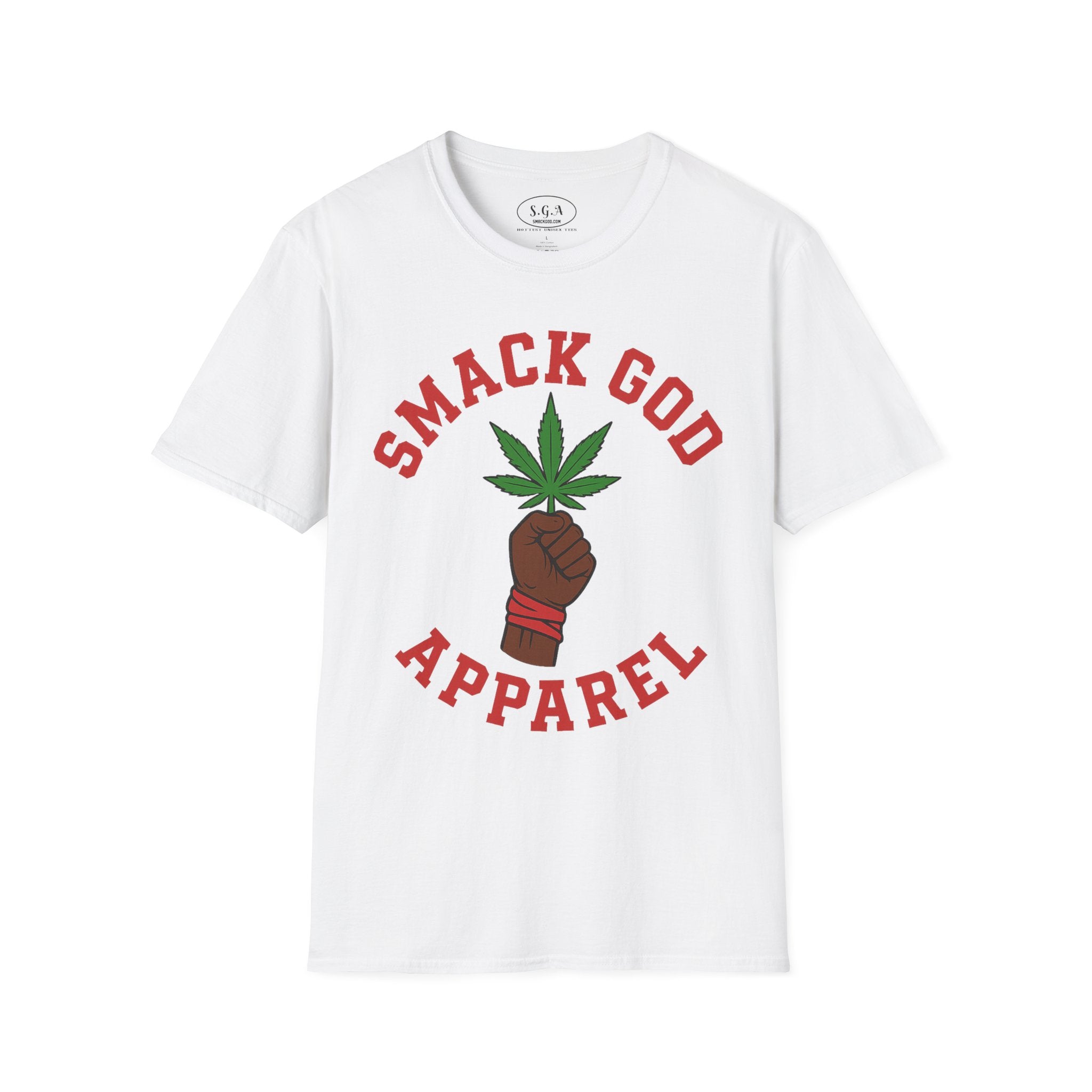 Smack God Weed Graphic T-Shirt – Cannabis Streetwear Tee | 420 Lifestyle Marijuana Shirt | Smack God Apparel
