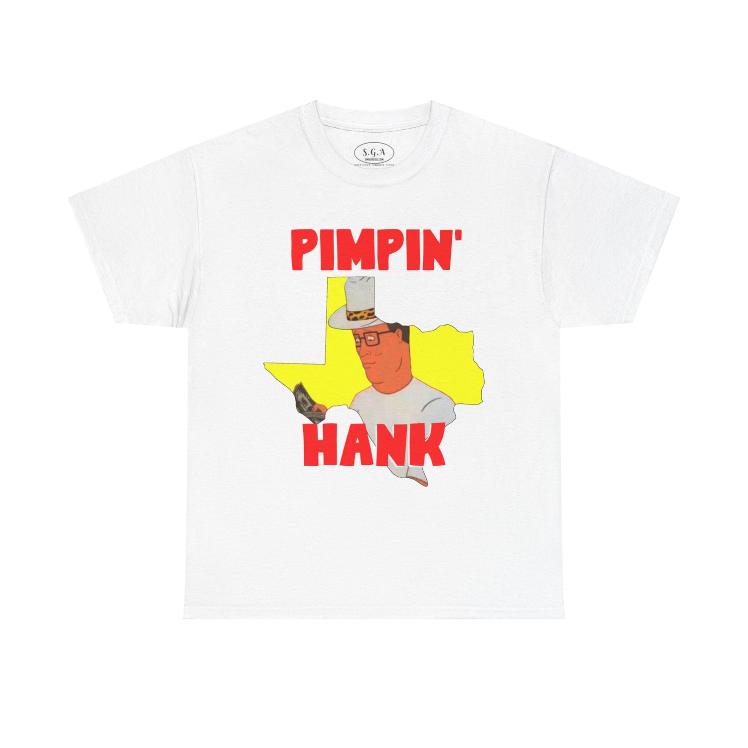 "King of the Hill Hank Pimp Tee Shirt - Smack God Apparel"