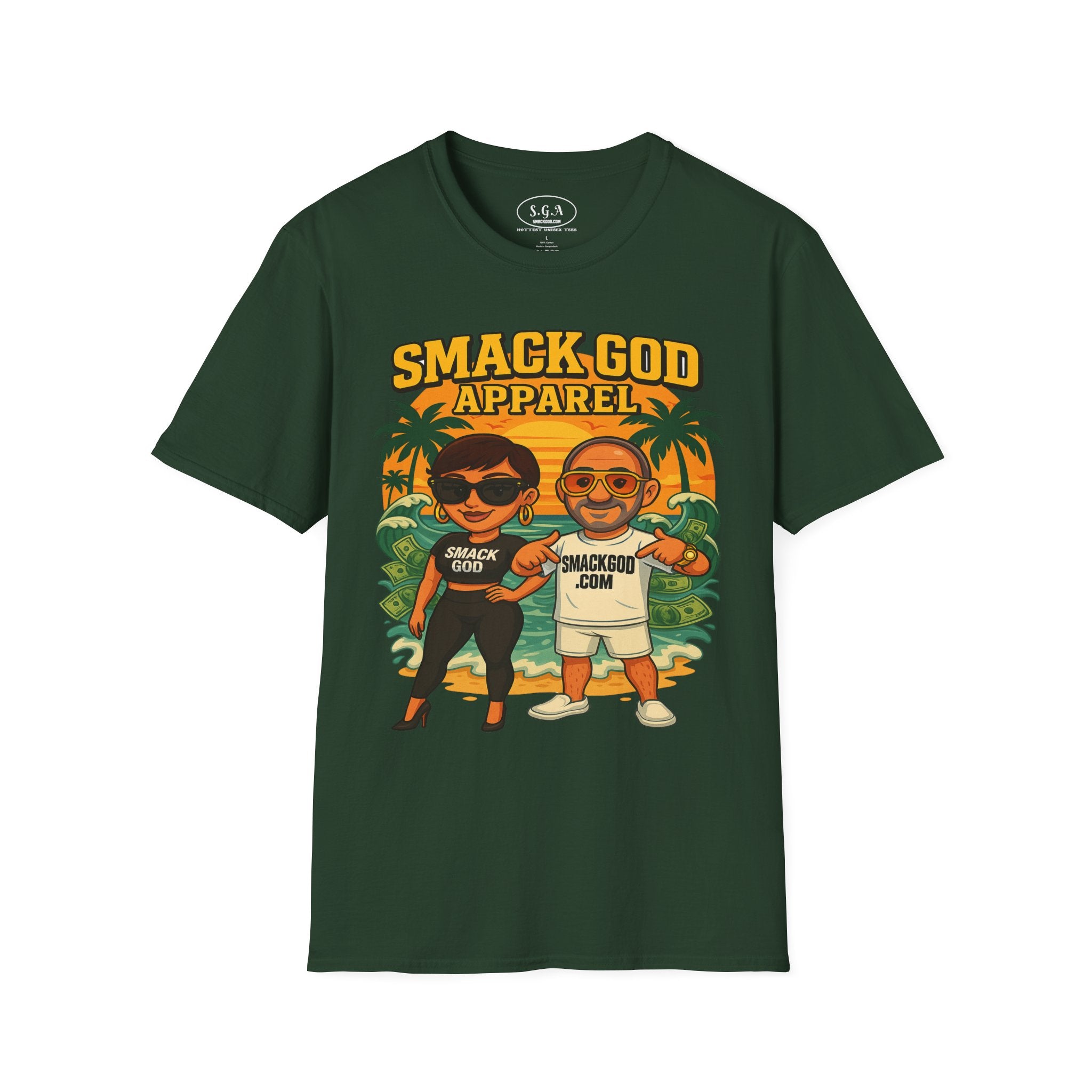 Smack God Apparel Beach Logo Shirt – Smack God Apparel | Cartoon Streetwear Graphic T-Shirt | SmackGod.com Lifestyle Tee