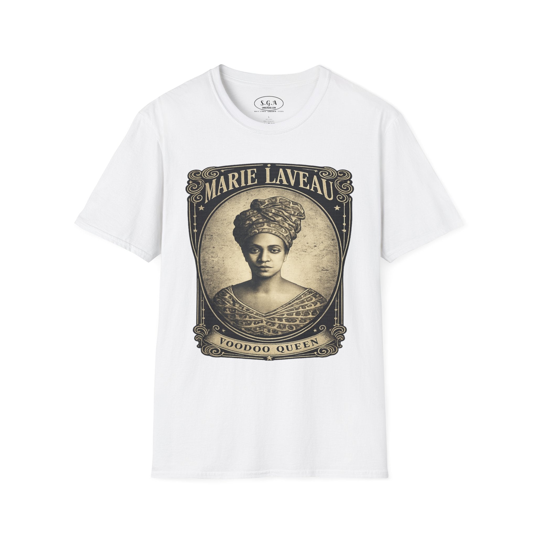 Marie Laveau Voodoo Queen T-Shirt – Smack God Apparel New Orleans Graphic Tee | Louisiana Hoodoo Streetwear Shirt | Spiritual Culture TShirt