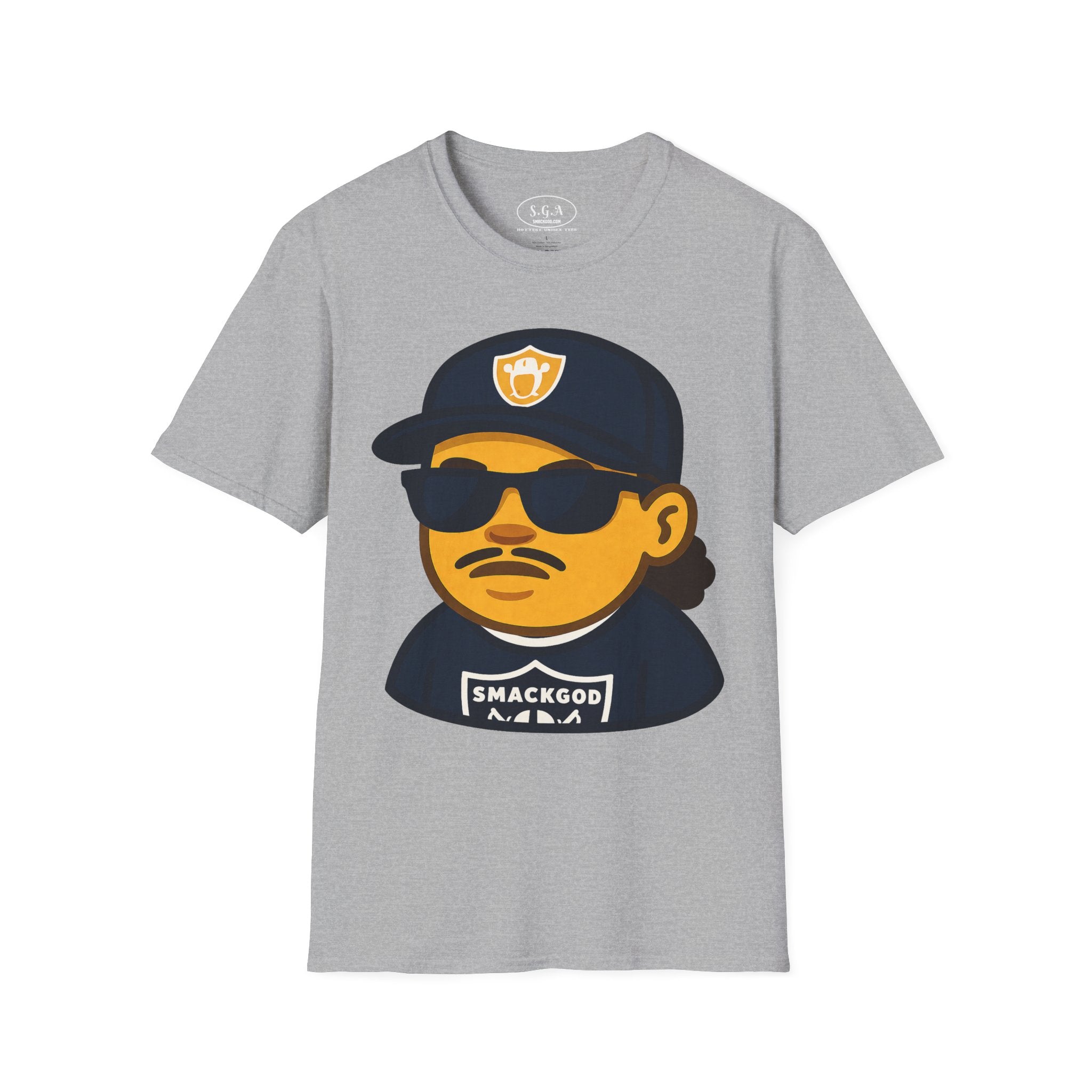Smack God Apparel Urban Cartoon Logo Graphic T-Shirt – Streetwear Character Tee | SmackGod Icon Style Graphic Shirt