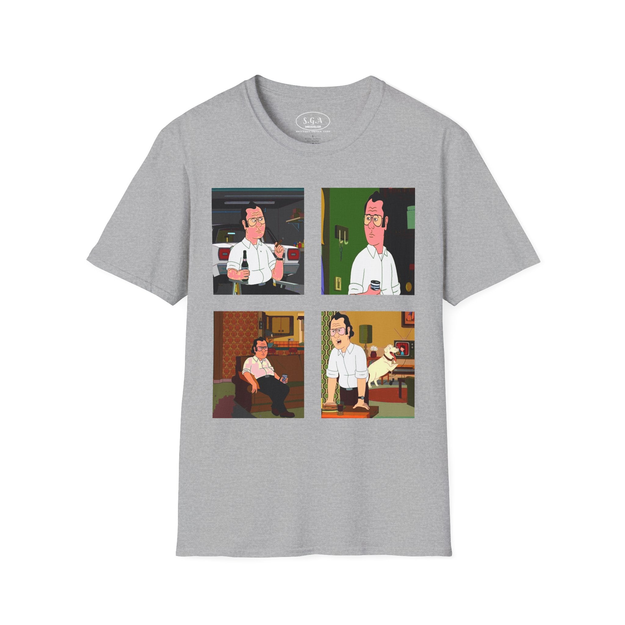 Frank Murphy “F Is For Family” T-Shirt – Retro Cartoon Streetwear Tee | Smack God Apparel Graphic Shirt | SmackGod.com
