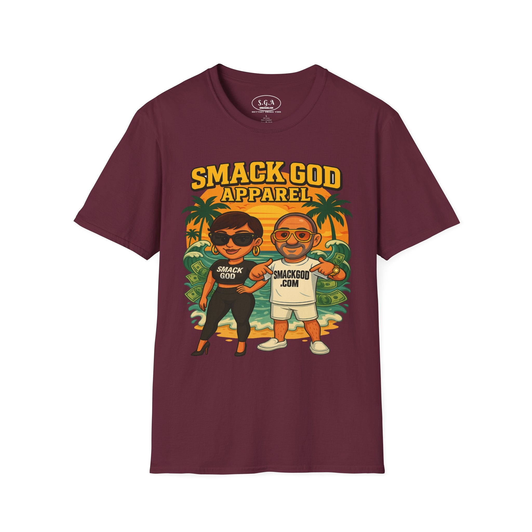 Smack God Apparel Beach Logo Shirt – Smack God Apparel | Cartoon Streetwear Graphic T-Shirt | SmackGod.com Lifestyle Tee