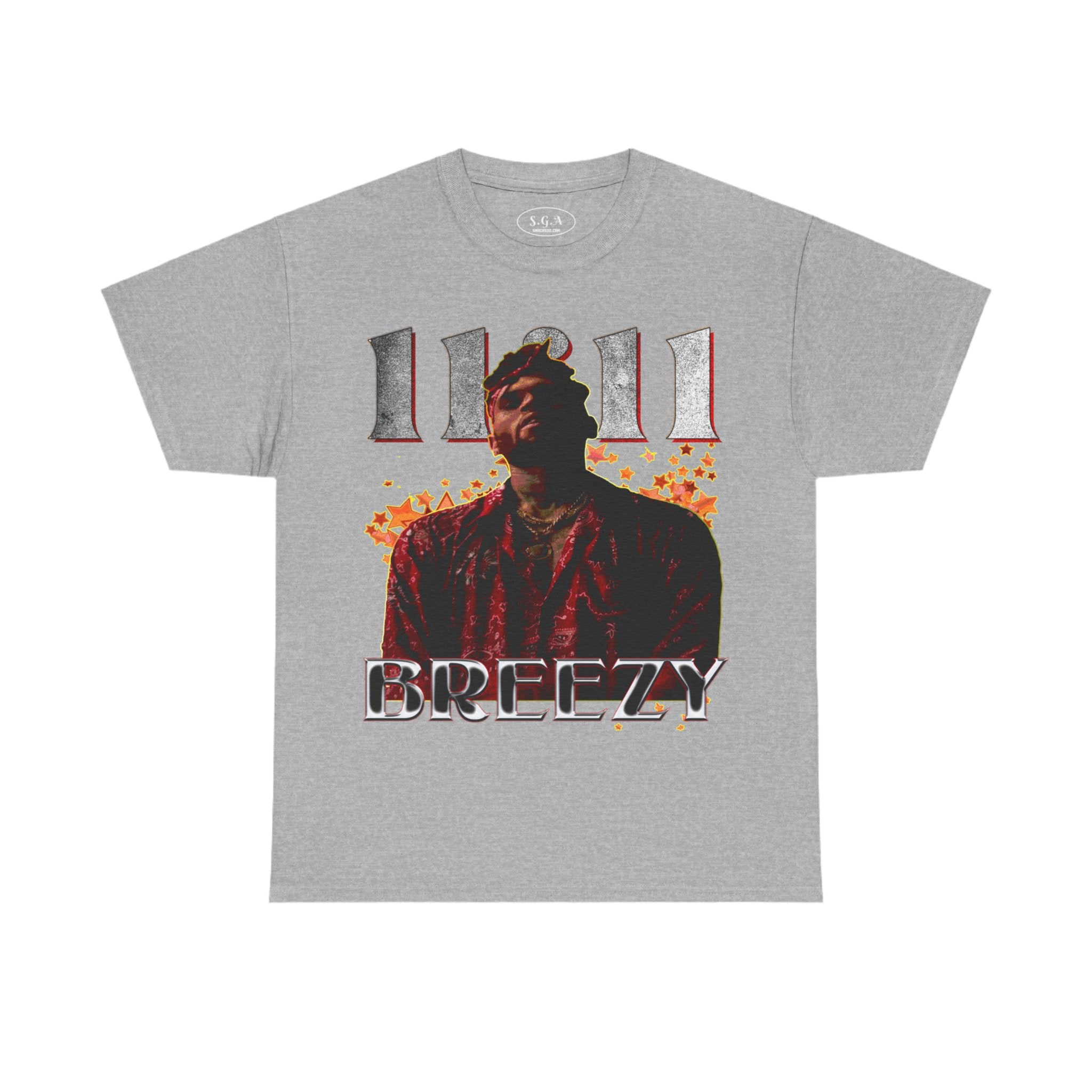 Chris Brown Inspired “Breezy” Graphic T-Shirt – R&B Streetwear Tee | Hip Hop Pop Culture Shirt | Smack God Apparel