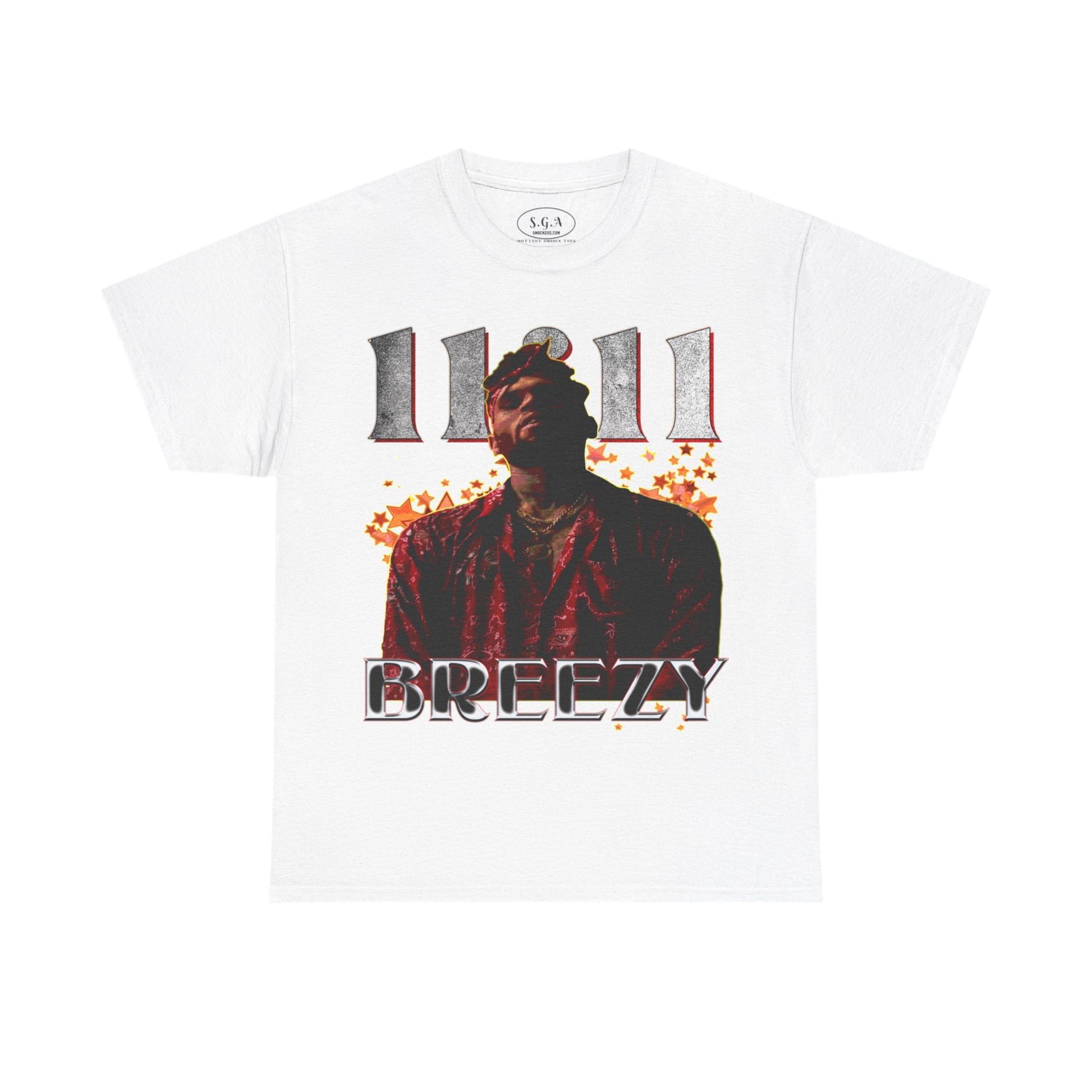 Chris Brown Inspired “Breezy” Graphic T-Shirt – R&B Streetwear Tee | Hip Hop Pop Culture Shirt | Smack God Apparel